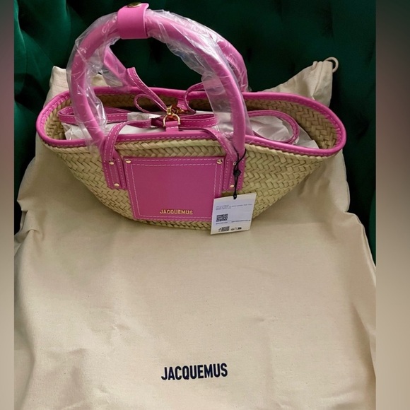 Jacquemus Le Petit Panier Soli Basket Bag (Pink) - Picture 11 of 17